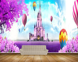 Avikalp MWZ2261 Purple Tree Flowers Airballoon Church Tree Clouds Fantasy Kids HD Wallpaper Avikalp MWZ2261 Purple Tree Flowers Airballoon Church Tree Clouds Fantasy Kids HD Wallpaper