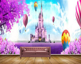 Avikalp MWZ2261 Purple Tree Flowers Airballoon Church Tree Clouds Fantasy Kids HD Wallpaper Avikalp MWZ2261 Purple Tree Flowers Airballoon Church Tree Clouds Fantasy Kids HD Wallpaper