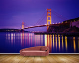 Avikalp MWZ2279 Suspension Bridge Lightings Pond San Francisco HD Wallpaper Avikalp MWZ2279 Suspension Bridge Lightings Pond San Francisco HD Wallpaper