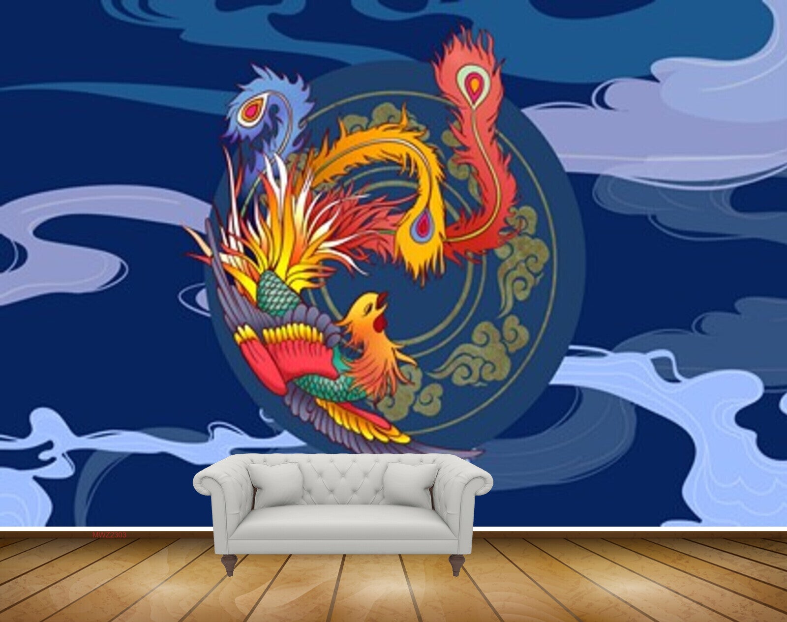 Avikalp MWZ2303 Red Orange Seahorses HD Wallpaper Avikalp MWZ2303 Red Orange Seahorses HD Wallpaper