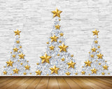 Avikalp MWZ2363 Golden Stars Christmas Trees HD Wallpaper Avikalp MWZ2363 Golden Stars Christmas Trees HD Wallpaper