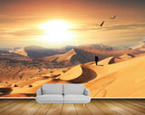 Avikalp MWZ2393 Sun Sandy Man Mountains Birds HD Wallpaper Avikalp MWZ2393 Sun Sandy Man Mountains Birds HD Wallpaper
