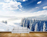 Avikalp MWZ2399 Clouds Snow Trees Mountains HD Wallpaper Avikalp MWZ2399 Clouds Snow Trees Mountains HD Wallpaper