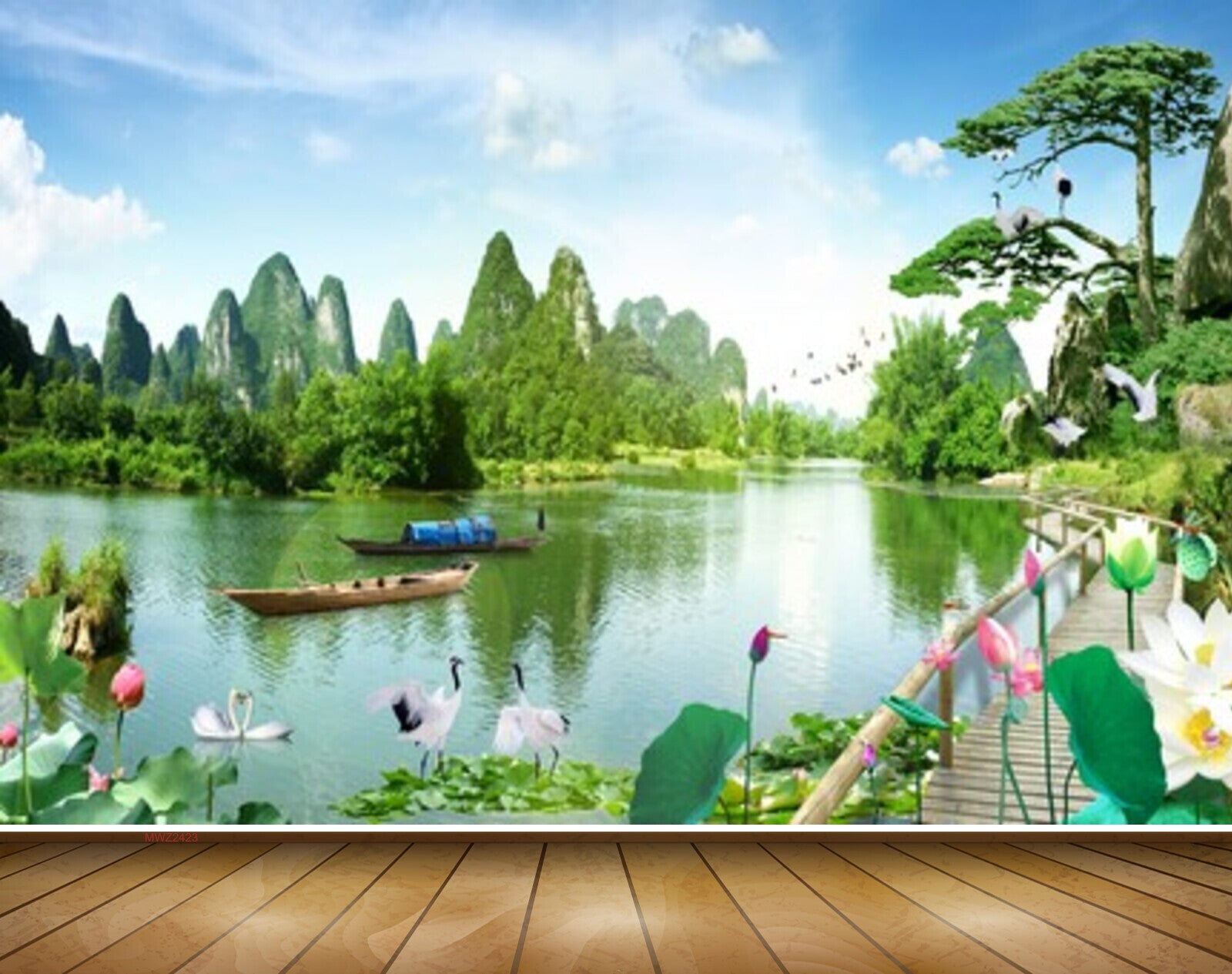 Avikalp MWZ2423 Mountains Trees Pond River Lake Water Birds Boats Flowers Bridge Duck Cranes HD Wallpaper Avikalp MWZ2423 Mountains Trees Pond River Lake Water Birds Boats Flowers Bridge Duck Cranes HD Wallpaper