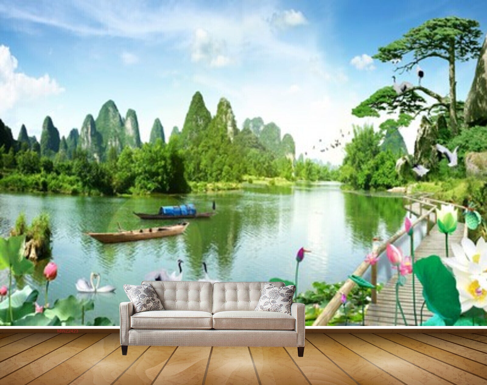 Avikalp MWZ2423 Mountains Trees Pond River Lake Water Birds Boats Flowers Bridge Duck Cranes HD Wallpaper Avikalp MWZ2423 Mountains Trees Pond River Lake Water Birds Boats Flowers Bridge Duck Cranes HD Wallpaper
