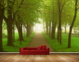 Avikalp MWZ2476 Trees Grass Road Garden HD Wallpaper Avikalp MWZ2476 Trees Grass Road Garden HD Wallpaper