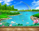 Avikalp MWZ2478 Rainbow Birds Trees Lotus Cranes Duck River Grass Clouds Boat Water Pond River Lake Water HD Wallpaper Avikalp MWZ2478 Rainbow Birds Trees Lotus Cranes Duck River Grass Clouds Boat Water Pond River Lake Water HD Wallpaper