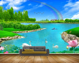 Avikalp MWZ2478 Rainbow Birds Trees Lotus Cranes Duck River Grass Clouds Boat Water Pond River Lake Water HD Wallpaper Avikalp MWZ2478 Rainbow Birds Trees Lotus Cranes Duck River Grass Clouds Boat Water Pond River Lake Water HD Wallpaper