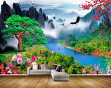 Avikalp MWZ2505 Mountains Birds Trees Flowers Pond River Lake Water Butterfly boats HD Wallpaper Avikalp MWZ2505 Mountains Birds Trees Flowers Pond River Lake Water Butterfly boats HD Wallpaper