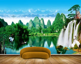 Avikalp MWZ2517 Waterfalls Trees Cranes Pond River Lake Water Mountains Clouds HD Wallpaper Avikalp MWZ2517 Waterfalls Trees Cranes Pond River Lake Water Mountains Clouds HD Wallpaper