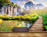Avikalp MWZ2554 Waterfalls Trees Wooden Mountains Pond River Lake Water Fishes Plants HD Wallpaper Avikalp MWZ2554 Waterfalls Trees Wooden Mountains Pond River Lake Water Fishes Plants HD Wallpaper
