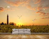Avikalp MWZ2557 Sunset Birds Trees Monument Clouds HD Wallpaper Avikalp MWZ2557 Sunset Birds Trees Monument Clouds HD Wallpaper