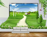 Avikalp MWZ2560 Rainbow Trees Birds Houses Sun Grass Garden Plants Wooden HD Wallpaper Avikalp MWZ2560 Rainbow Trees Birds Houses Sun Grass Garden Plants Wooden HD Wallpaper