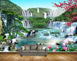 Avikalp MWZ2575 Waterfalls Birds Flowers Cranes Pond River Water Trees Plants Boat HD Wallpaper Avikalp MWZ2575 Waterfalls Birds Flowers Cranes Pond River Water Trees Plants Boat HD Wallpaper