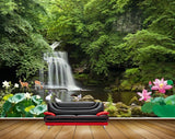 Avikalp MWZ2588 Mountains Waterfalls Trees Lotus Flowers Deers Plants Pond River HD Wallpaper Avikalp MWZ2588 Mountains Waterfalls Trees Lotus Flowers Deers Plants Pond River HD Wallpaper