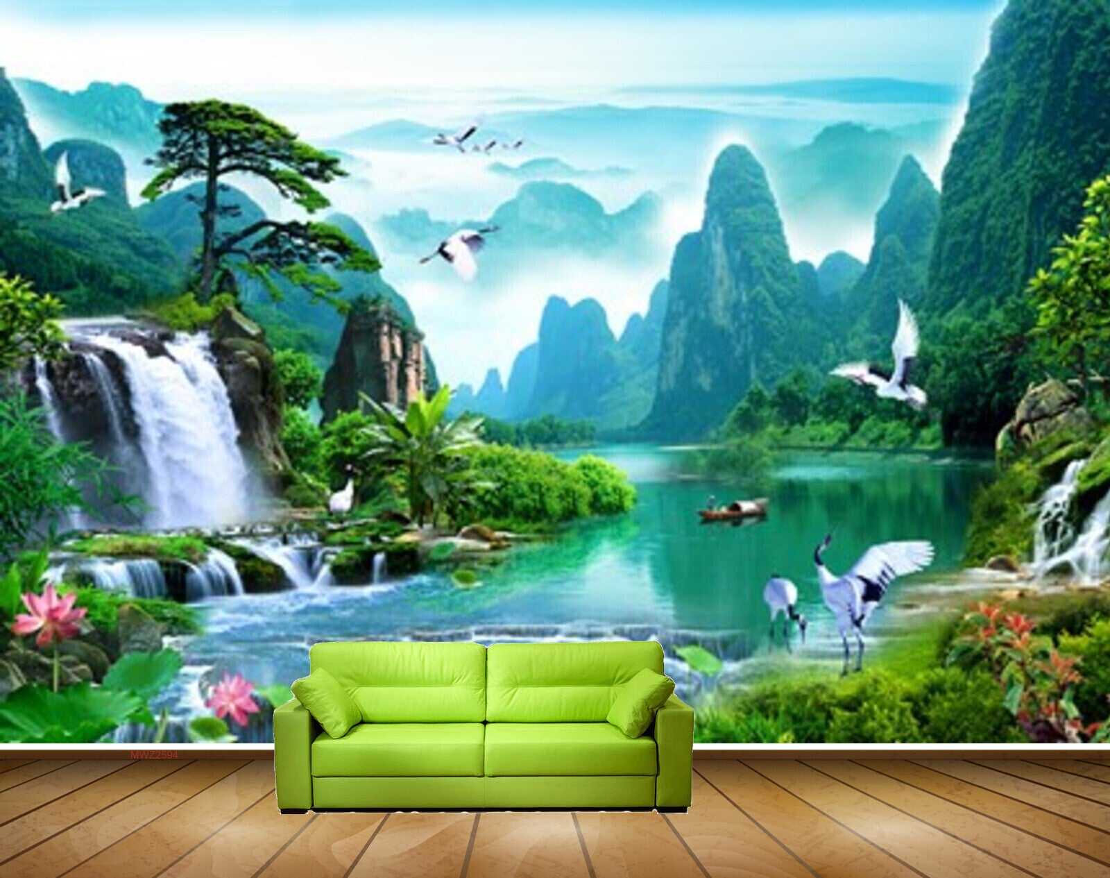 Avikalp MWZ2594 Mountains Waterfalls Pond River Water Birds Flowers Plants Boat Cranes Trees HD Wallpaper Avikalp MWZ2594 Mountains Waterfalls Pond River Water Birds Flowers Plants Boat Cranes Trees HD Wallpaper