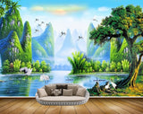 Avikalp MWZ2607 Rainbow Sky Birds Trees Cranes Plants Mountains Clouds River Lake Water Boat HD Wallpaper Avikalp MWZ2607 Rainbow Sky Birds Trees Cranes Plants Mountains Clouds River Lake Water Boat HD Wallpaper