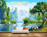 Avikalp MWZ2607 Rainbow Sky Birds Trees Cranes Plants Mountains Clouds River Lake Water Boat HD Wallpaper Avikalp MWZ2607 Rainbow Sky Birds Trees Cranes Plants Mountains Clouds River Lake Water Boat HD Wallpaper