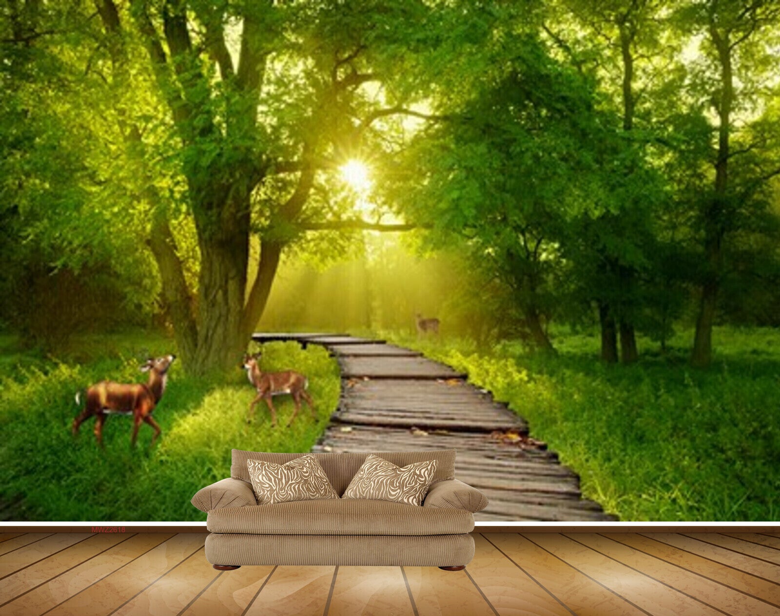 Avikalp MWZ2618 Trees Branches Deers Grass Wooden Forest Sunlight HD Wallpaper Avikalp MWZ2618 Trees Branches Deers Grass Wooden Forest Sunlight HD Wallpaper