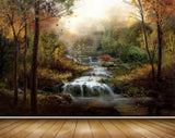 Avikalp MWZ2660 Sun Waterfalls Trees Branches Forest HD Wallpaper Avikalp MWZ2660 Sun Waterfalls Trees Branches Forest HD Wallpaper