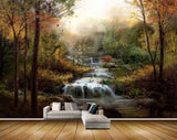 Avikalp MWZ2660 Sun Waterfalls Trees Branches Forest HD Wallpaper Avikalp MWZ2660 Sun Waterfalls Trees Branches Forest HD Wallpaper