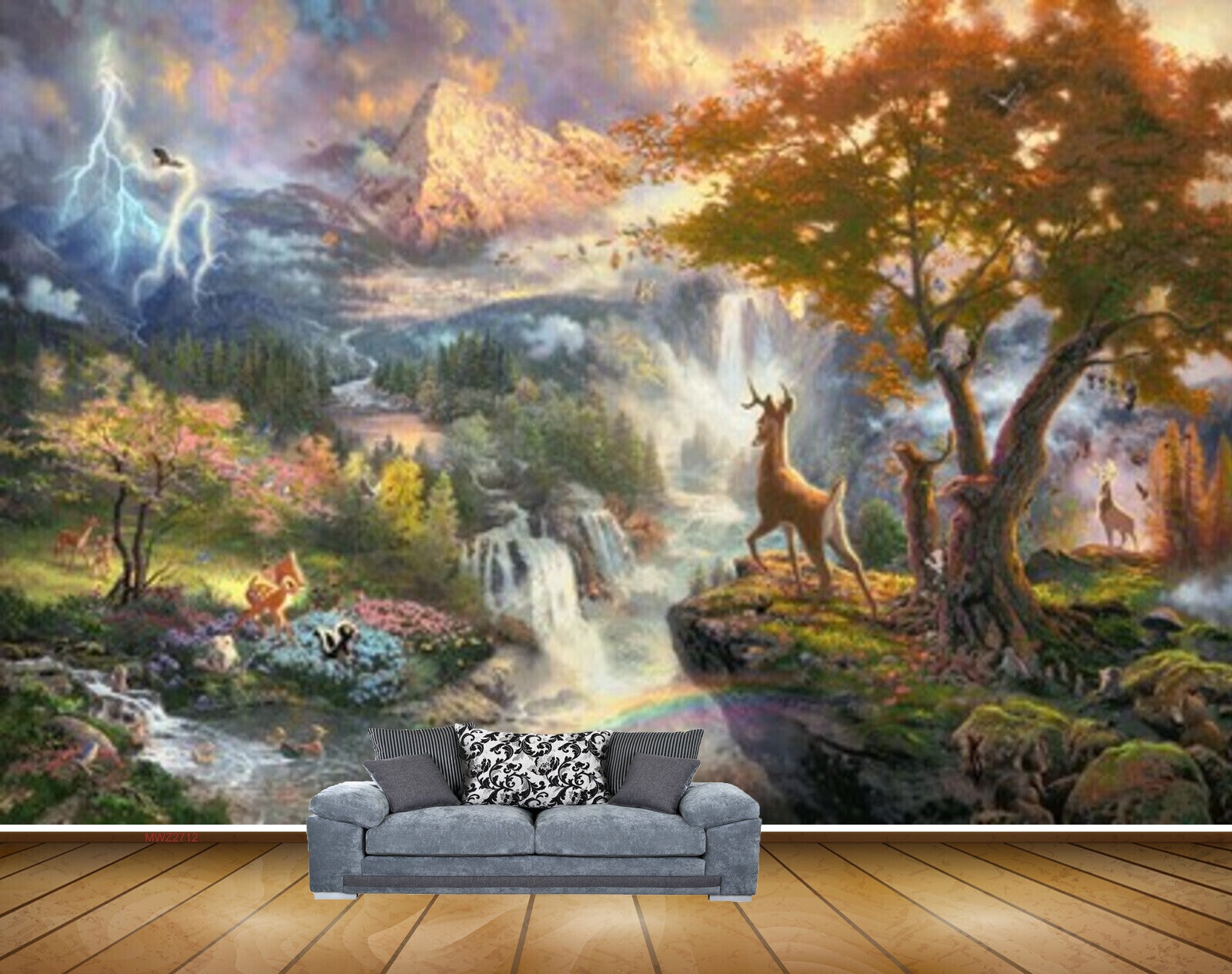Avikalp MWZ2712 Mountains Waterfalls Clouds Trees Rainbow Stones Deers Birds Waterfalls Duck River Pond Water HD Wallpaper Avikalp MWZ2712 Mountains Waterfalls Clouds Trees Rainbow Stones Deers Birds Waterfalls Duck River Pond Water HD Wallpaper