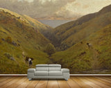 Avikalp MWZ2743 Clouds Mountains Trees Animals Cows Grass Sea Water Ocean Painting HD Wallpaper Avikalp MWZ2743 Clouds Mountains Trees Animals Cows Grass Sea Water Ocean Painting HD Wallpaper