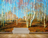 Avikalp MWZ2851 Trees Soil Stems Sky Forest Branches Painting HD Wallpaper Avikalp MWZ2851 Trees Soil Stems Sky Forest Branches Painting HD Wallpaper