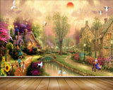 Avikalp MWZ2967 Sun Clouds Trees Houses Flowers Lights Birds People Kids Roads Bridge River Pond Lake Water Ducks Cranes Lamps Painting HD Wallpaper Avikalp MWZ2967 Sun Clouds Trees Houses Flowers Lights Birds People Kids Roads Bridge River Pond Lake Water Ducks Cranes Lamps Painting HD Wallpaper