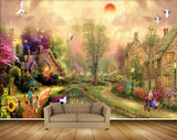 Avikalp MWZ2967 Sun Clouds Trees Houses Flowers Lights Birds People Kids Roads Bridge River Pond Lake Water Ducks Cranes Lamps Painting HD Wallpaper Avikalp MWZ2967 Sun Clouds Trees Houses Flowers Lights Birds People Kids Roads Bridge River Pond Lake Water Ducks Cranes Lamps Painting HD Wallpaper