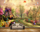Avikalp MWZ2967 Sun Clouds Trees Houses Flowers Lights Birds People Kids Roads Bridge River Pond Lake Water Ducks Cranes Lamps Painting HD Wallpaper Avikalp MWZ2967 Sun Clouds Trees Houses Flowers Lights Birds People Kids Roads Bridge River Pond Lake Water Ducks Cranes Lamps Painting HD Wallpaper