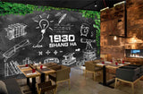 Avikalp MWZ3004 Books Telephone Books Clock Leaves HD Wallpaper for Cafe Restaurant Avikalp MWZ3004 Books Telephone Books Clock Leaves HD Wallpaper for Cafe Restaurant