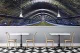Avikalp MWZ3027 Tunnel Stones Road Lightings HD Wallpaper for Cafe Restaurant Avikalp MWZ3027 Tunnel Stones Road Lightings HD Wallpaper for Cafe Restaurant