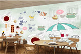Avikalp MWZ3043 Chairs Ladies Coffee Cup Cakes HD Wallpaper for Cafe Restaurant Avikalp MWZ3043 Chairs Ladies Coffee Cup Cakes HD Wallpaper for Cafe Restaurant