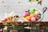 Avikalp MWZ3067 Scoops Ice Creams Spoon Candies HD Wallpaper for Cafe Restaurant Avikalp MWZ3067 Scoops Ice Creams Spoon Candies HD Wallpaper for Cafe Restaurant