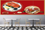 Avikalp MWZ3170 Meat Cucumber Garlic Mirchi Pickle HD Wallpaper for Cafe Restaurant Avikalp MWZ3170 Meat Cucumber Garlic Mirchi Pickle HD Wallpaper for Cafe Restaurant