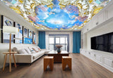 Avikalp MWZ3187 Clouds Birds Flowers Trees HD Wallpaper for Ceiling Avikalp MWZ3187 Clouds Birds Flowers Trees HD Wallpaper for Ceiling