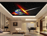Avikalp MWZ3217 Earth Globe Stars Sun HD Wallpaper for Ceiling Avikalp MWZ3217 Earth Globe Stars Sun HD Wallpaper for Ceiling