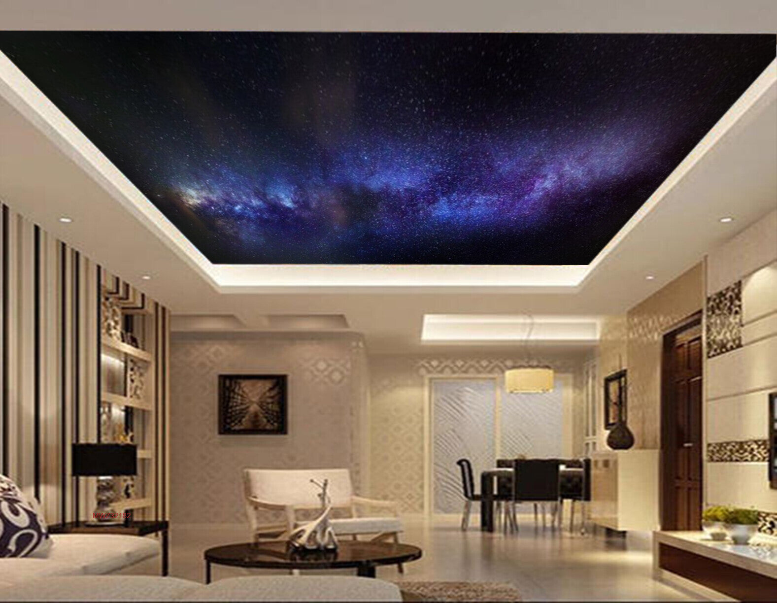Avikalp MWZ3218 Space Sun Moon Stars HD Wallpaper for Ceiling Avikalp MWZ3218 Space Sun Moon Stars HD Wallpaper for Ceiling