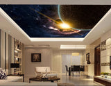 Avikalp MWZ3254 Solar System Sun Moon Earth HD Wallpaper for Ceiling Avikalp MWZ3254 Solar System Sun Moon Earth HD Wallpaper for Ceiling
