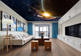 Avikalp MWZ3254 Solar System Sun Moon Earth HD Wallpaper for Ceiling Avikalp MWZ3254 Solar System Sun Moon Earth HD Wallpaper for Ceiling
