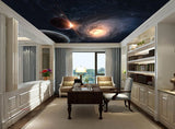 Avikalp MWZ3257 Solar System Earth Moon Sun HD Wallpaper for Ceiling Avikalp MWZ3257 Solar System Earth Moon Sun HD Wallpaper for Ceiling