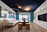Avikalp MWZ3257 Solar System Earth Moon Sun HD Wallpaper for Ceiling Avikalp MWZ3257 Solar System Earth Moon Sun HD Wallpaper for Ceiling