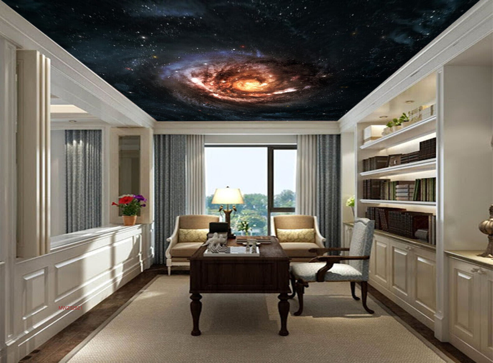 Avikalp MWZ3282 Galaxy Sun Stars HD Wallpaper for Ceiling Avikalp MWZ3282 Galaxy Sun Stars HD Wallpaper for Ceiling