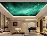 Avikalp MWZ3316 Space Stars Green Galaxy HD Wallpaper for Ceiling Avikalp MWZ3316 Space Stars Green Galaxy HD Wallpaper for Ceiling