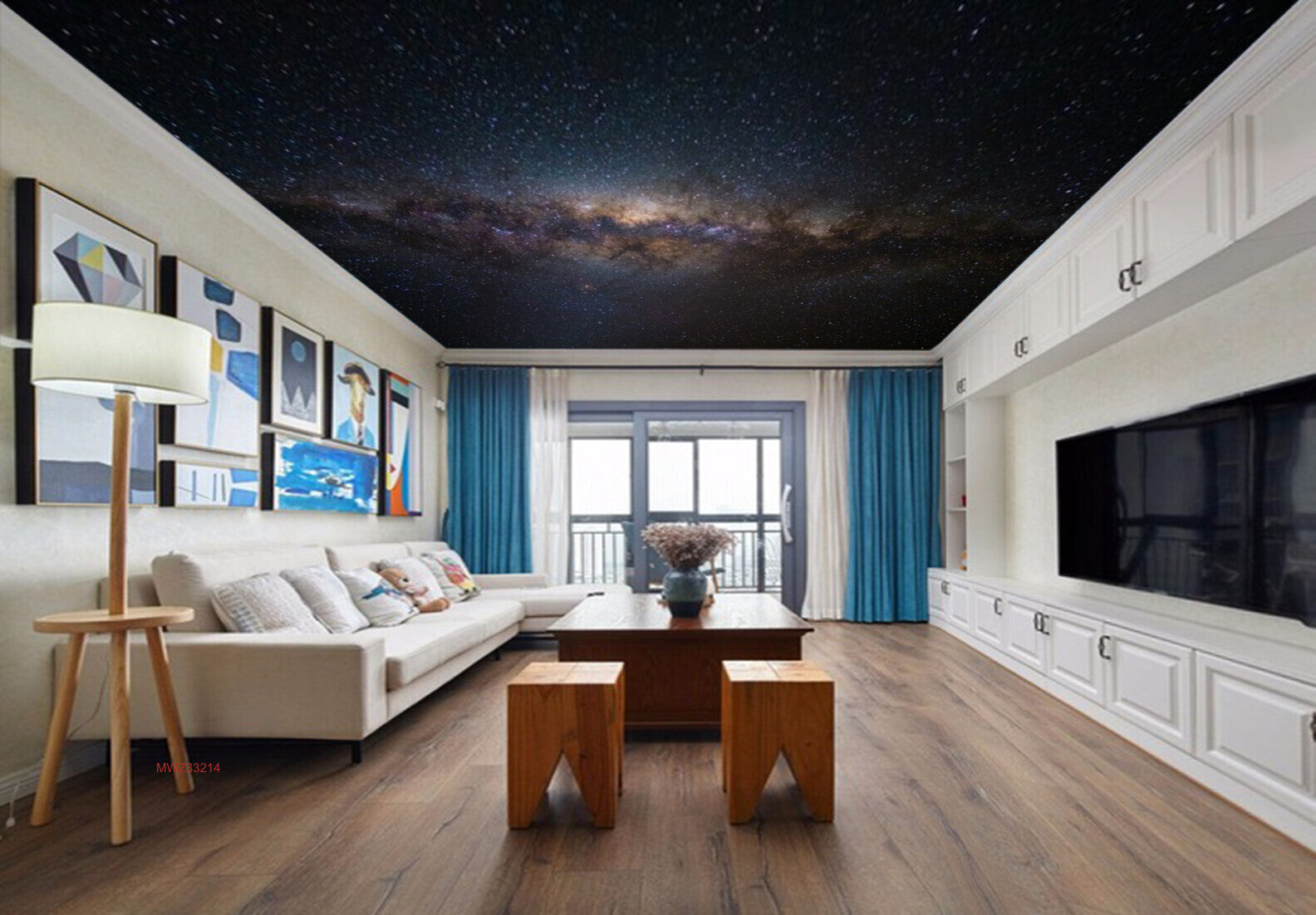 Avikalp MWZ3321 Galaxy Stars Sky HD Wallpaper for Ceiling Avikalp MWZ3321 Galaxy Stars Sky HD Wallpaper for Ceiling