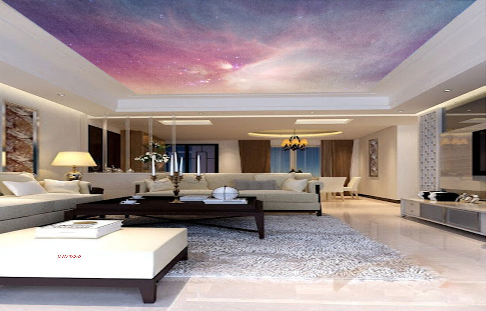 Avikalp MWZ3325 Space Moon Stars HD Wallpaper for Ceiling Avikalp MWZ3325 Space Moon Stars HD Wallpaper for Ceiling