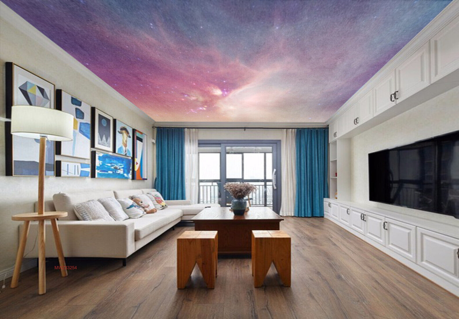 Avikalp MWZ3325 Space Moon Stars HD Wallpaper for Ceiling Avikalp MWZ3325 Space Moon Stars HD Wallpaper for Ceiling