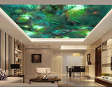 Avikalp MWZ3369 Green Black Solar System HD Wallpaper for Ceiling Avikalp MWZ3369 Green Black Solar System HD Wallpaper for Ceiling