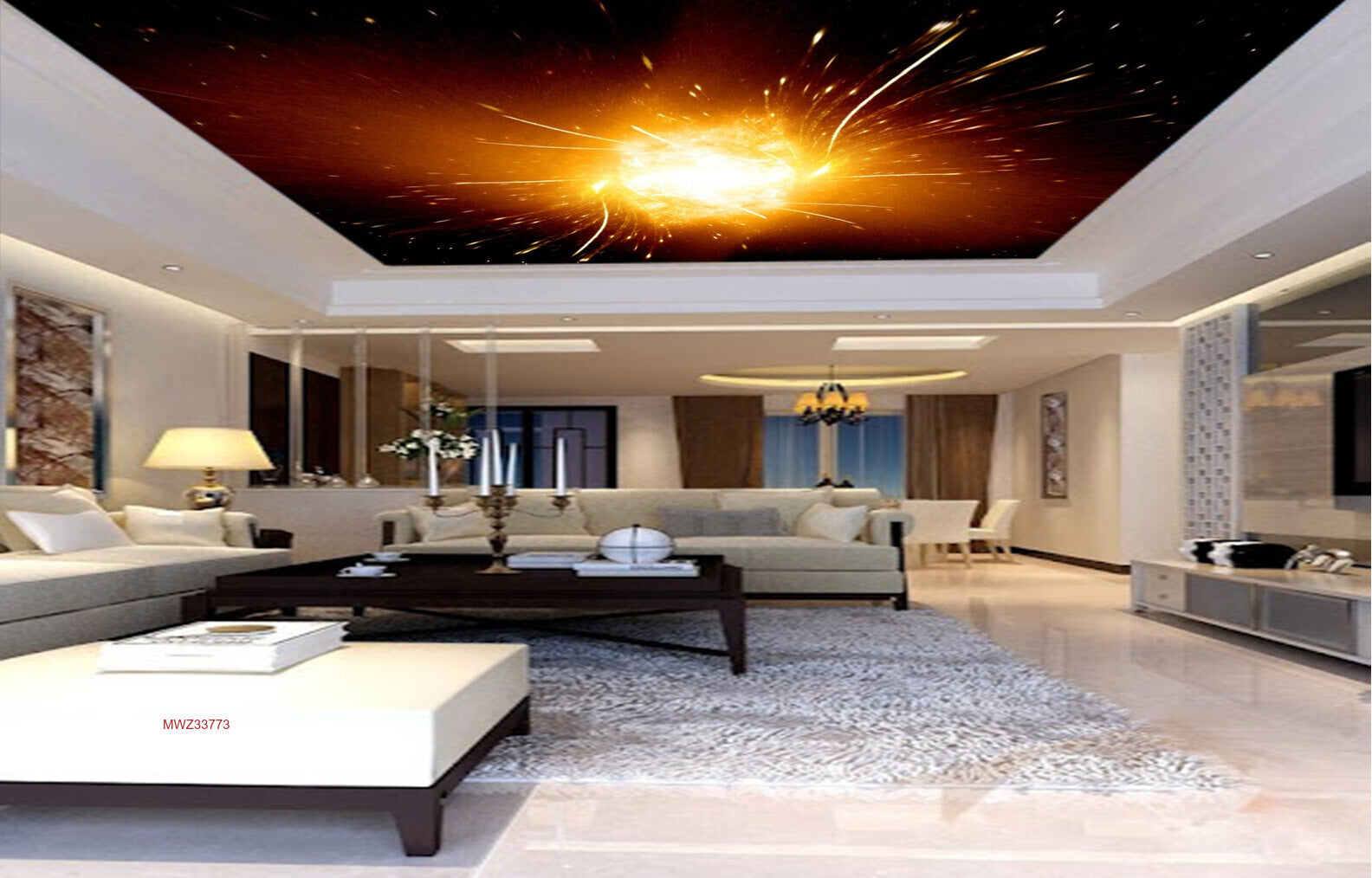 Avikalp MWZ3377 Galaxy Shing Sun HD Wallpaper for Ceiling Avikalp MWZ3377 Galaxy Shing Sun HD Wallpaper for Ceiling